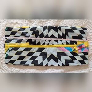 Baggu Large 16" 3D Zip Pouch - Patchwork